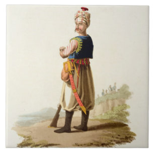 Carreau Janissary, des "costumes des diverses nations",