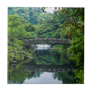 Carreau Jardin Coréen Et Pont