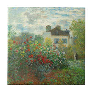 Carreau Jardin d'artiste de Monet à Argenteuil Peinture