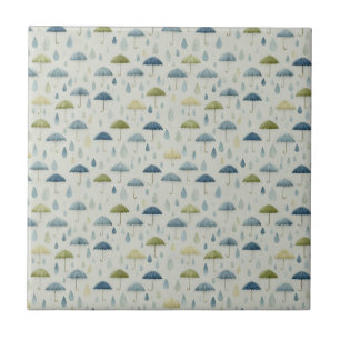 Carreau Jardin de pluie serein Motif floral (4)