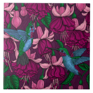 Carreau Jardin des colibris