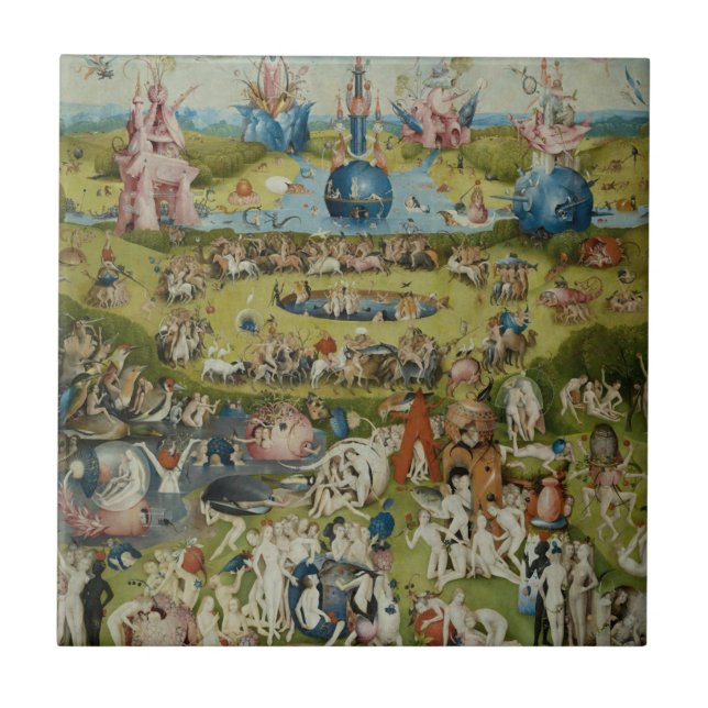 Carreau Jardin des plaisirs terrestres, 1490-1500 (Devant)