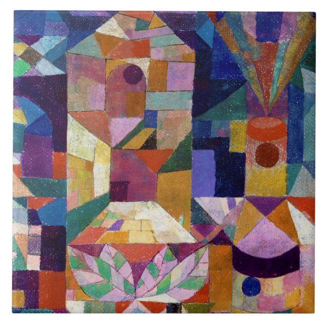 Carreau Jardin du château, Paul Klee (Devant)