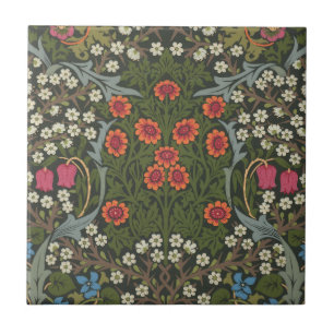 Carreau Jardin Fleur Classique d'Épine Noire de William Mo