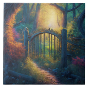 Carreau Jardin forestier enchanté  