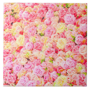 Carreau Jardin rose