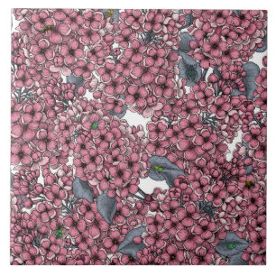 Carreau Jardin rose Lilac
