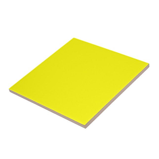 Carreau Jaune clair (couleur solide)  (Côté)