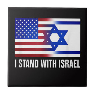 Carreau Je suis avec Israël Patriotique