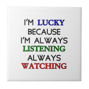 Carreau Je suis chanceux