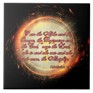 Carreau Je suis l'Alpha et l'Oméga