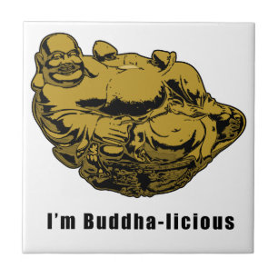 Carreau Je suis licieux de Bouddha