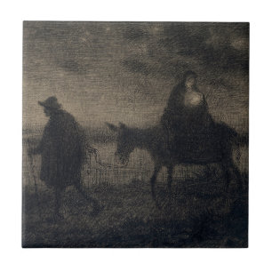 Carreau Jean-François Millet - Le Vol En Egypte