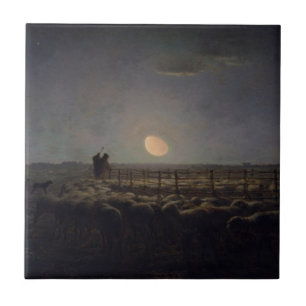 Carreau Jean-Francois Millet - Plié, Lune 1860