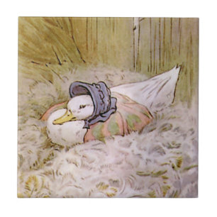 Carreau Jemima Puddle-Duck Hatching Her Oeufs par Beatrix 
