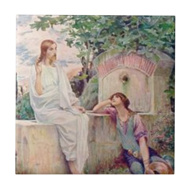 Carreau Jésus au puits (Devant)