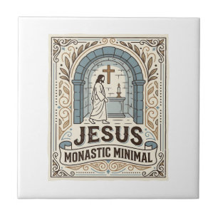 Carreau Jésus Monastique Minimal Jésus Monastique Minimal