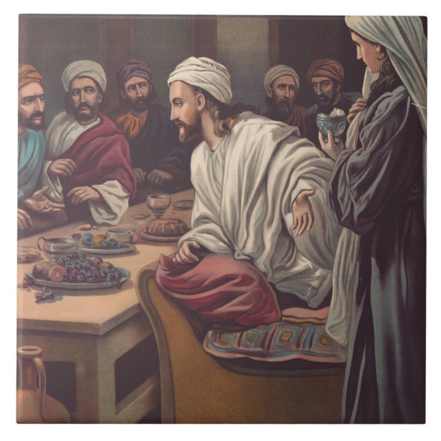 Carreau Jésus oint à Béthanie (Devant)