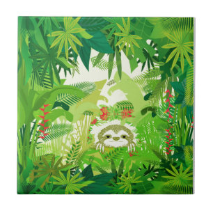Carreau Jeter un coup d'oeil à la Sloth Boo Jungle