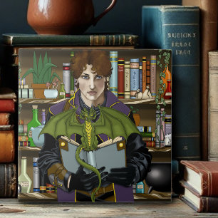 Carreau Jeune bibliothèque de livres de fantasy de magicie