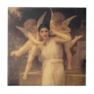 Carreau Jeunesse par Bouguereau, Portrait des Anges Victor