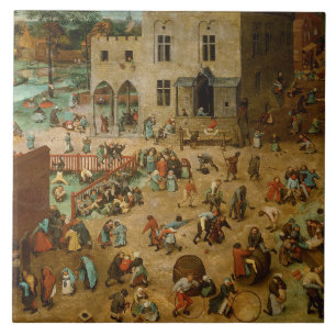Carreau Jeux pour enfants (Pieter Bruegel l'Ancien)