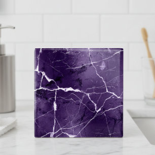 Carreau Jewel Tones Marbre Améthyste Violet ID1288