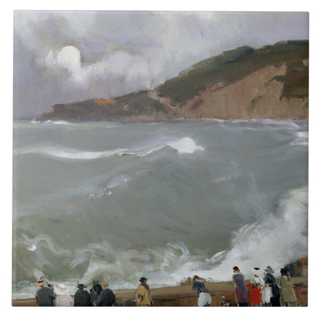 Carreau Joaquin Sorolla - Breakwater, San Sebastian (Devant)