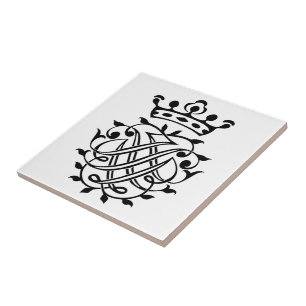 Carreau Johann Sebastian Bach Crest Monogramme Insignia