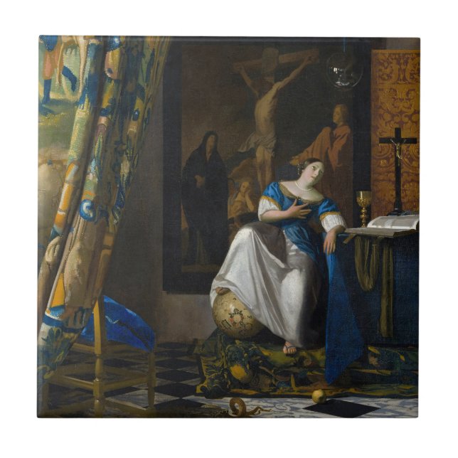 Carreau Johannes Vermeer - Allégorie de la foi (Devant)
