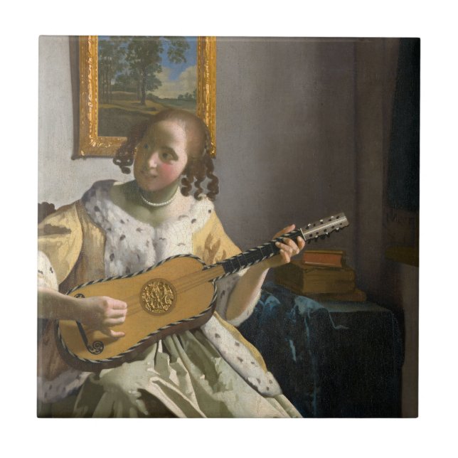 Carreau Johannes Vermeer - Guitare (Devant)