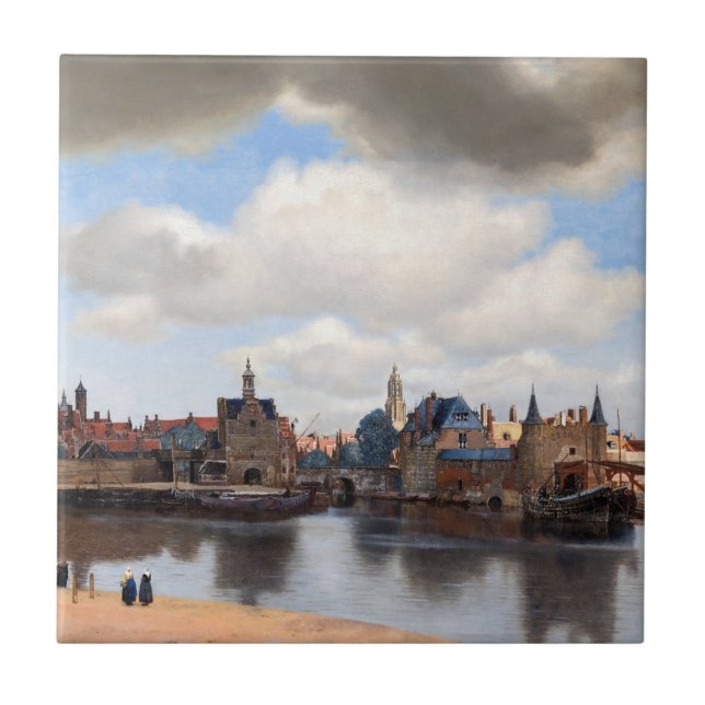 Carreau Johannes Vermeer - Vue de Delft (Devant)