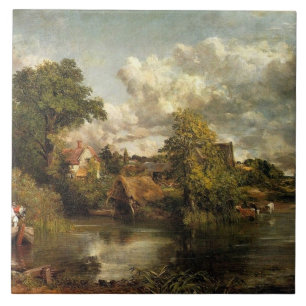Carreau John Constable - Le Cheval Blanc oeuvre d'art