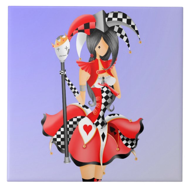 Carreau joker et marionnette roi (Devant)