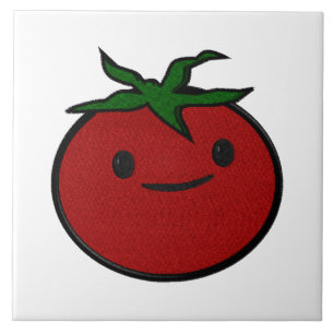 Carreau Jolie broderie décorative d'impression de tomate