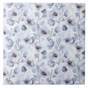 Carreau Jolies fleurs violettes