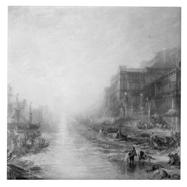 Carreau Joseph Mallord William Turner | l'embarquement de (Devant)