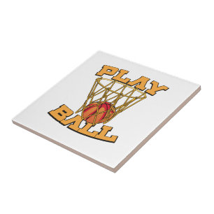 Carreau Jouer au basket-ball.