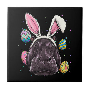 Carreau Jouet de Pâques Hippo drôle Cadeaux de Pâques Hipp