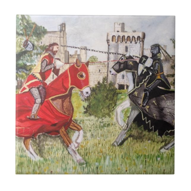 Carreau Joust médiéval En face du Château (Devant)