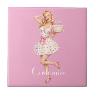 Carreau Joyeuse Fête Party Girl Thunder_Cove