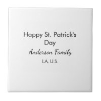 Joyeuse st. fête de Patrick nom famille endroit si