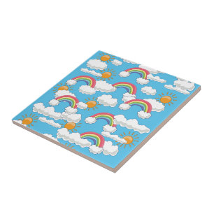 Carreau Joyeux arc-en-ciel