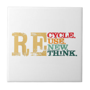Carreau Joyeux Jour des terres Recycle Réutiliser Renouvel
