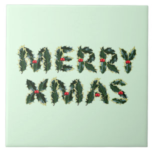 Carreau Joyeux Noël Holly