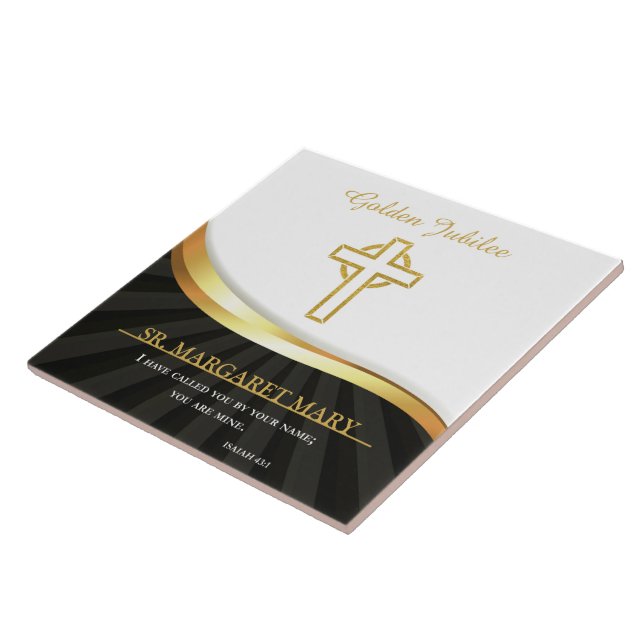 Carreau Jubilé d'or de la vie religieuse, 50 ans (Côté)
