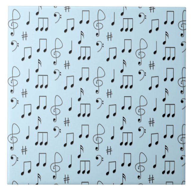 Carreau Juste Noté Bleu (Devant)