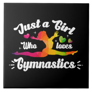 Carreau Juste une fille qui aime la gymnastique