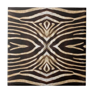 Carreau Kaleidoscope Zebra Fur Motif