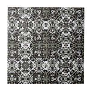 Carreau Kaliedoscope marocain géométrique de style ornemen